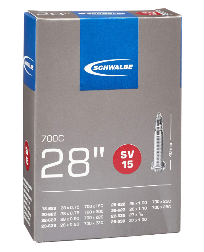Dętka Schwalbe 28" SV 15 z zaworem o długości 40 mm