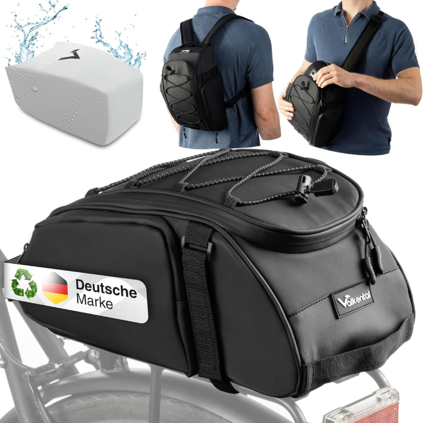 Torba na bagażnik Valkental Trunk Bag / plecak, czarna