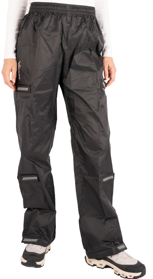 Spodnie rowerowe Valkental Ultimate Bike Pant – wodoodporne i odblaskowe spodnie przeciwdeszczowe (unisex)