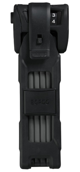 Zapięcie składane Abus Bordo 6000C/90 BK, czarne