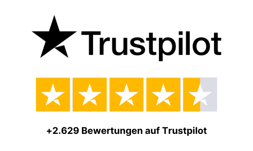 Trustpilot Bewertungen Grafik